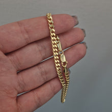  Pansar armband Förgyllt silver med karbinlås