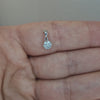 Diamant hängsmycke i 18k vitguld 