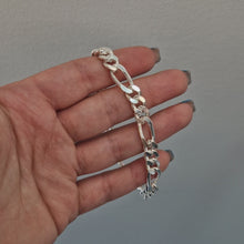  Figaro silver armband 