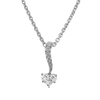 Halsband med diamanter i 18k vitguld