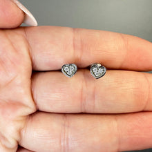  Diamantörhängen hjärta vitguld 0,12ct