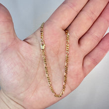  Figaro armband 21cm 18k guld