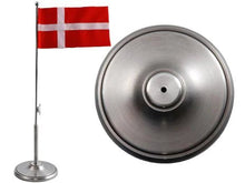  Flaggstång - Tenn Dansk flagga