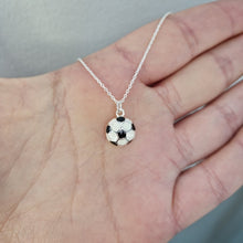  Halsband och hängsmycke fotboll i äkta silver
