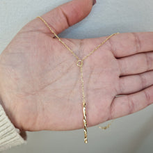  Halsband med vriden stav 18k guld