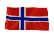  Norsk flagga i handsydd tyg