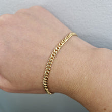  Pansar armband 18k guld 2,2mm