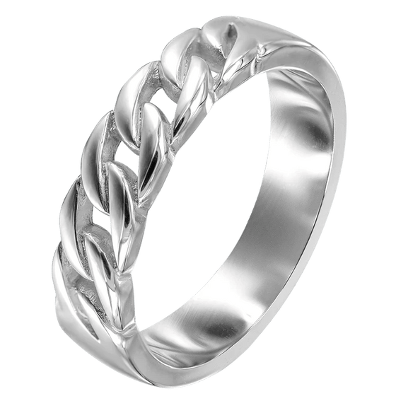 Pansar ring äkta silver
