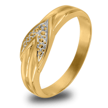  Elegant diamantring i 18k guld