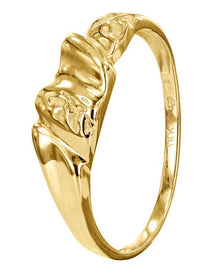  Unik ring i 18k guld, häftig design