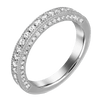 Vacker silver ring med unik design