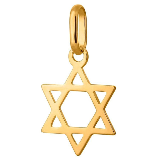 Davidsstjärna i 18k guld Judisk symbol
