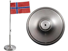  Tenn flaggstång med Norsk flagga