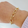 Armband i 18k guld vriden design