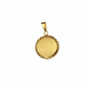 Gravyr bricka i 18k guld