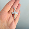 Kors med isa Jesus sterling silver