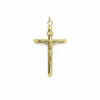 Massivt guldkors med Jesus i 18k guld