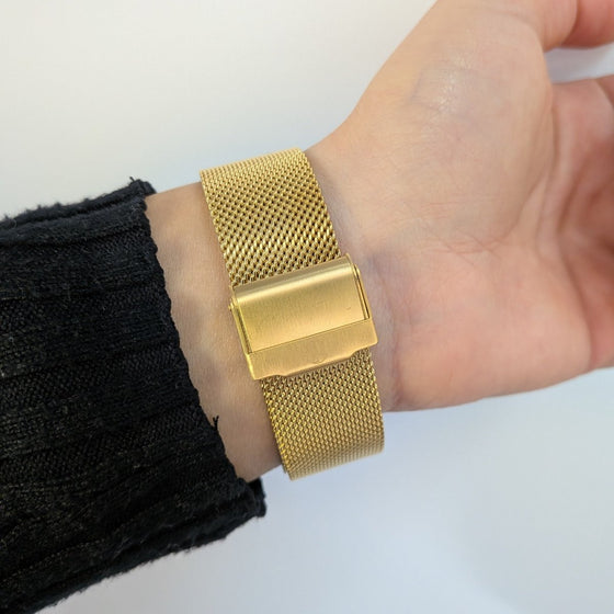 Berlin & Son - Black & Gold Mesh 40mm