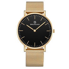  Berlin & Son - Black & Gold Mesh 40mm