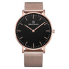 Berlin & Son - Black & Rosé Mesh 40mm