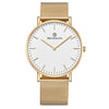 Berlin & Son - White & Gold Mesh 40mm