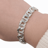 Bismarck silver armband 19 cm