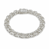 Bismarck silver armband 19 cm