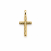 Kors 18k guld skruv design