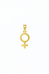 Kvinnosymbol hängsmycke 18k guld