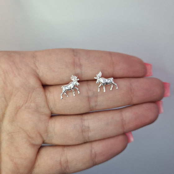 Örhängen älg sterling silver
