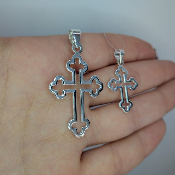 Ortodoxa korset genombrutet mindre