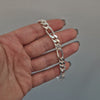 Figaro silver armband 