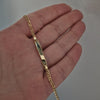 Armband med gravyrplatta 18k guld