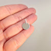 Rondell i äkta silver 925 10mm 925