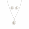 SET Pärl - halsband & Örhängen Silver 925