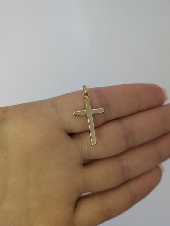 Stilrent 18k guld kors