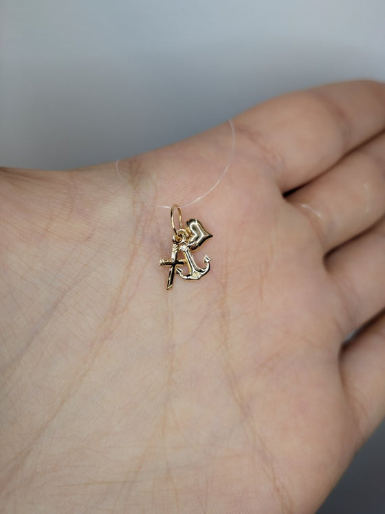 Tro hopp kärlek hängsmycke 18k