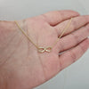 Halsband med evighetstecken i 18k guld