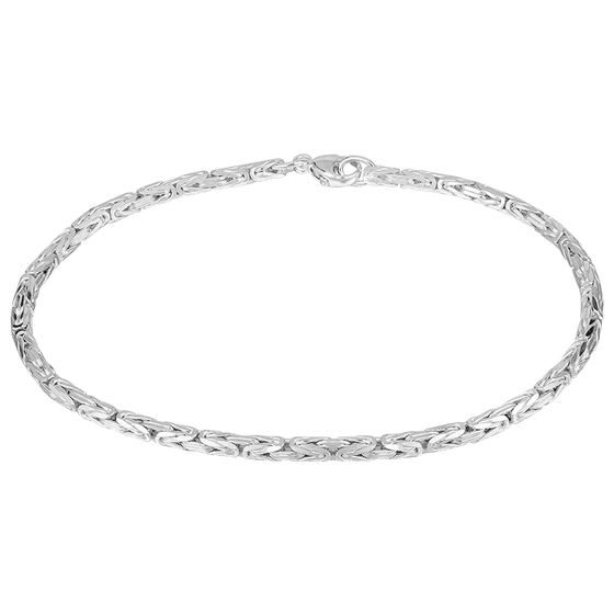 Kejsarlänk armband i äkta silver