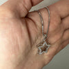 Silver halsband med genombrutet stjärna