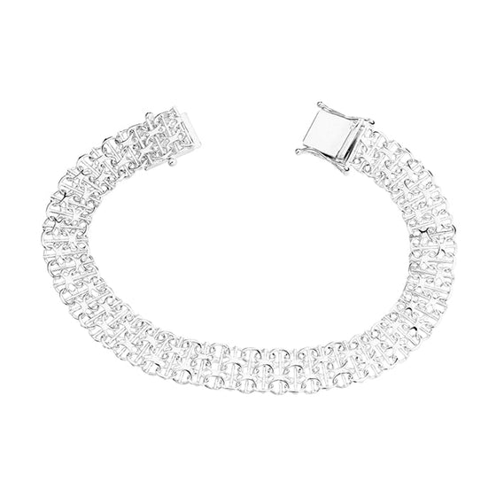 Silverarmband stav X-länk