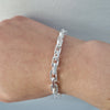 Armband ankar äkta silver SUPERKLIPP