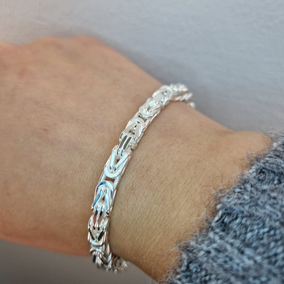 Armband Kejsarlänk äkta silver