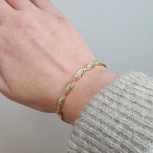  Armband oval design i 18k guld