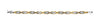 Armband oval design i 18k guld cubic zirconia