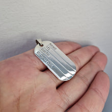  Bricka i äkta silver med blodtyp
