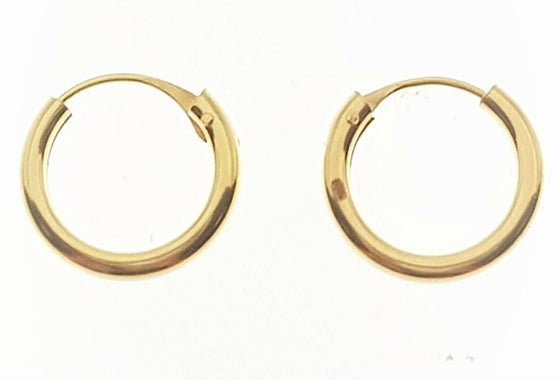 Creoler 18k guld 14mm