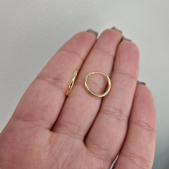 Creoler 18k guld 14mm