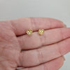 Diamantörhängen hjärta 0,12ct 18k guld