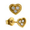 Diamantörhängen hjärta 0,12ct